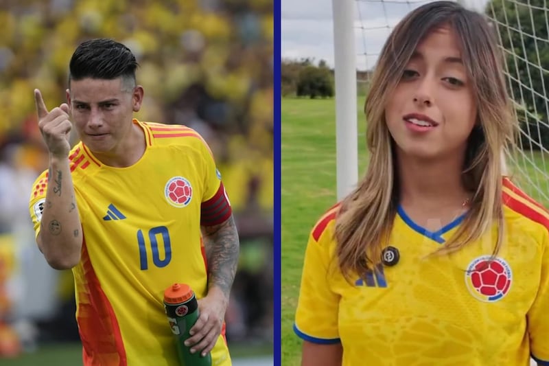‘Cuenta con mi camiseta’: James Rodríguez responde a la hija de Gustavo Petro por supuestamente ignorarla
