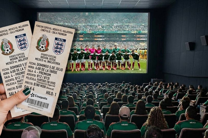 México vs. Inglaterra en cines: Salas, precio de los boletos, horarios y todo lo que debes saber