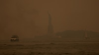 (FOTOS): Así se ve la contaminación en Nueva York, antes de la final del Mundial 2026, por incendios en Canadá