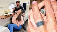 Marc Anthony y Nadia Ferreira celebran fiesta de compromiso