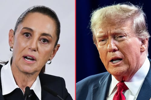 Trump no está contento con Sheinbaum por su reacción sobre los agentes de la CIA muertos en Chihuahua