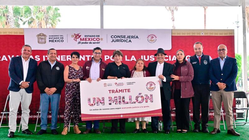 Delfina Gómez beneficia a más de 370 mil familias en Edomex con asesoría jurídica y servicios