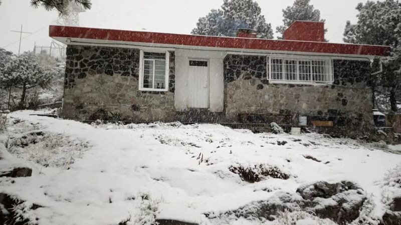 ¡Oh, blanca Navidad! Nieve ‘congela’ los alrededores de la CDMX