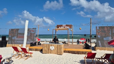 Coco Unlimited es una de las playas gratuitas en la zona hotelera de Tulum la cual se ingresa en el Acceso Playa Tecate. (Foto: Ricardo Díaz)