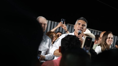Alejandro Moreno Cárdenas, presidente nacional del PRI, declaro que se llevaron "carro completo" en las elecciones locales de Coahuila, donde se renovo al Congreso Local y Presidencias Municipales. (Foto: ALEJANDRO RODRÍGUEZ/CUARTOSCURO)