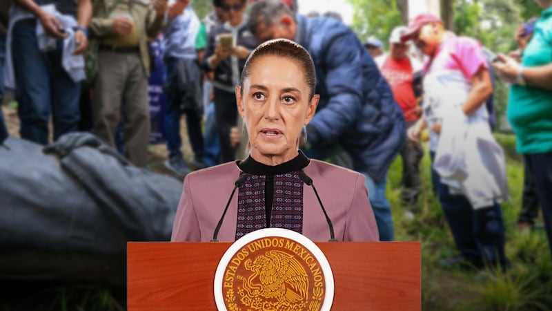 Sheinbaum condena decapitación de la estatua de Felipe Calderón: ‘No estoy de acuerdo’