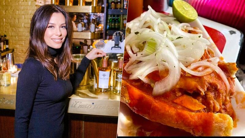 Tortas ahogadas, mole y tequila: Eva Longoria recorre México a través de sus sabores