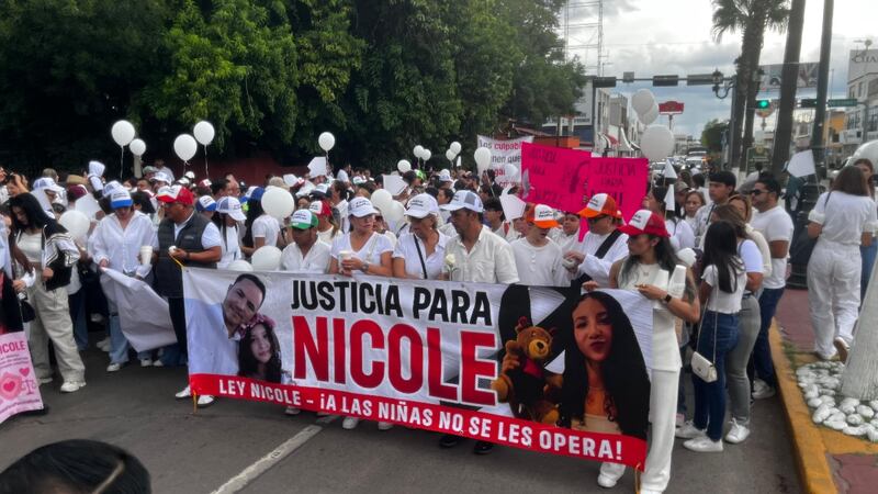 Marchan por Paloma Nicole en Durango: ‘Este dolor mata’; padre exige todo el peso de la ley