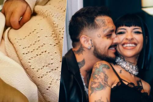 Bebé a la moda: Cazzu y Nodal visten a su hija con conjunto Dior de 14 mil pesos