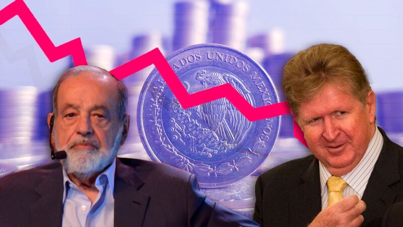 ‘Nerviosismo’ del peso le sale caro a millonarios: ¿Cuánto dinero perdieron Slim y Larrea?