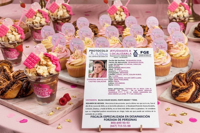 Confirman que Carmiña Castro Salazar, influencer repostera mexicana, fue localizada con vida