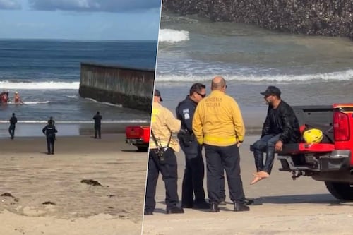 El drama de los migrantes en México: Hombre casi muere ahogado al intentar cruzar la frontera con EU