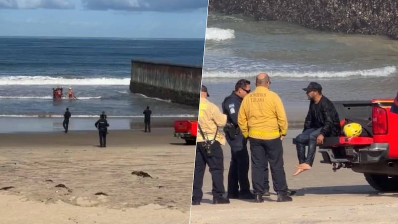 El drama de los migrantes en México: Hombre casi muere ahogado al intentar cruzar la frontera con EU