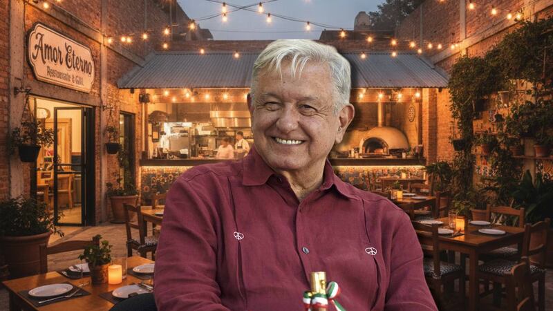 ‘Se paró un trocón blanco, bajaron escoltas’: Así fue la visita de AMLO al restaurante Amor Eterno
