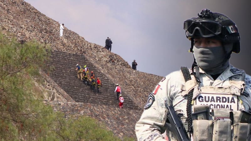 Así fue como la Guardia Nacional neutralizó al atacante en Teotihuacán