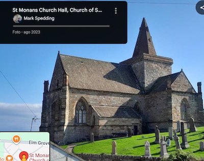 La iglesia de St. Monans es un edificio cuya construcción fue en el siglo XII. (Foto: Google Maps)