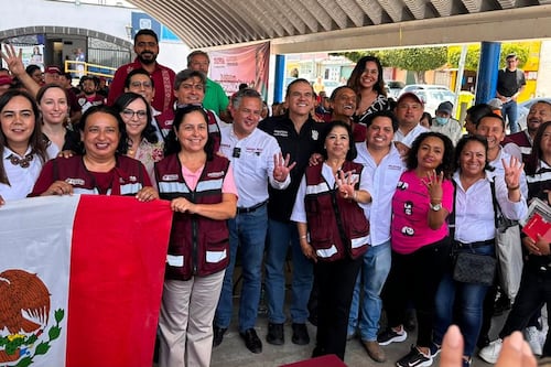 Santiago Nieto llama a defender la soberanía nacional en Querétaro y cierra filas con Sheinbaum