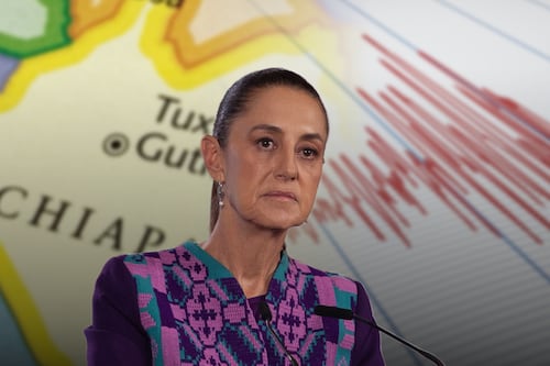 Sismo magnitud 7.4 en Chiapas: Sheinbaum pide alejarse de costas por aumento de nivel del mar