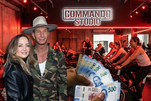 ¿Cuánto cuesta una clase en Commando Studio? El gimnasio de Erik Rubín y Andrea Legarreta