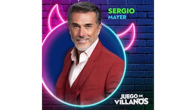 Sergio Mayer se unió al reality show 'Juego de villanos'. (Foto: Telemundo)