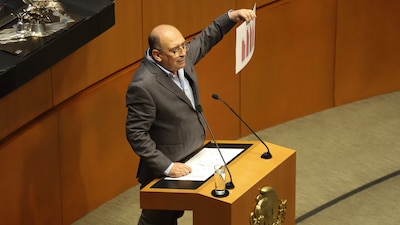 Ruben Moreira, diputado del PRI, aseguró que las reformas de Morena son distractores (Foto: GRACIELA LÓPEZ/CUARTOSCURO)