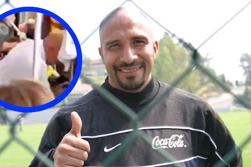 Óscar ‘Conejo’ Pérez, exportero de la Selección, salva a un niño de quemarse en un evento