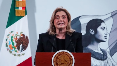 Maru Campos, gobernadora de Chihuahua, dijo que las personas que la querían llevar a juicio, hoy están acusadas de narco en EU (Foto: GALO CAÑAS/CUARTOSCURO)