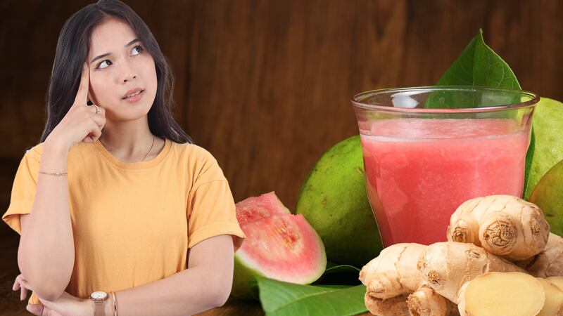 ¿Qué beneficios tiene el licuado de guayaba con jengibre?