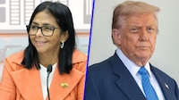 ¿Delcy Rodríguez intocable en EU? Trump ordena frenar investigaciones contra la presidenta de Venezuela