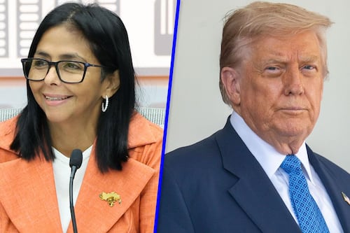 ¿Delcy Rodríguez intocable en EU? Trump ordena frenar investigaciones contra la presidenta de Venezuela