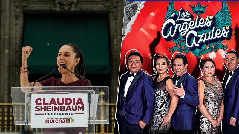 ‘Nunca es suficiente’ de Los Ángeles Azules en el Zócalo: Así fue el cierre de campaña de Sheinbaum