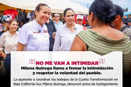 ¿Les molesta que sea mujer o les asusta que tenga el respaldo del pueblo? No me van a intimidar: Milena Quiroga