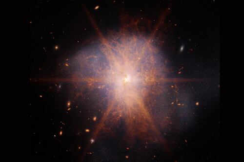 Un ‘regalo’ más del telescopio Webb: Capta fusión de dos galaxias