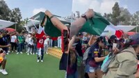 GP de México: Aficionados bailan ‘La víbora de la mar’ en el AHR antes de la carrera de F1