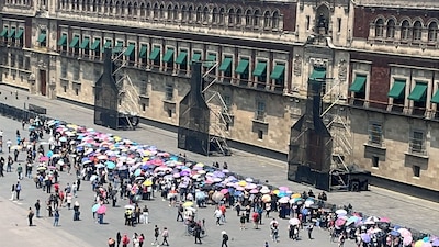 ARMY presente en Palacio Nacional. (Foto: Gobierno de México)