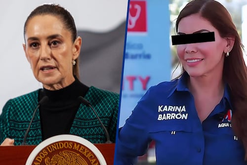 Sheinbaum descarta que Karina Barrón fuera detenida por trasfondo político: ‘Hay suficientes pruebas’