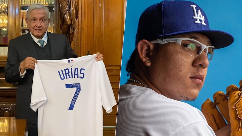 ¿Quién es Julio Urías? El beisbolista de los Dodgers, detenido en EU, que visitó a AMLO en 2020