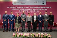 Llama Delfina Gómez a municipios a ejercer dinero público con legalidad, transparencia y rendición de cuentas