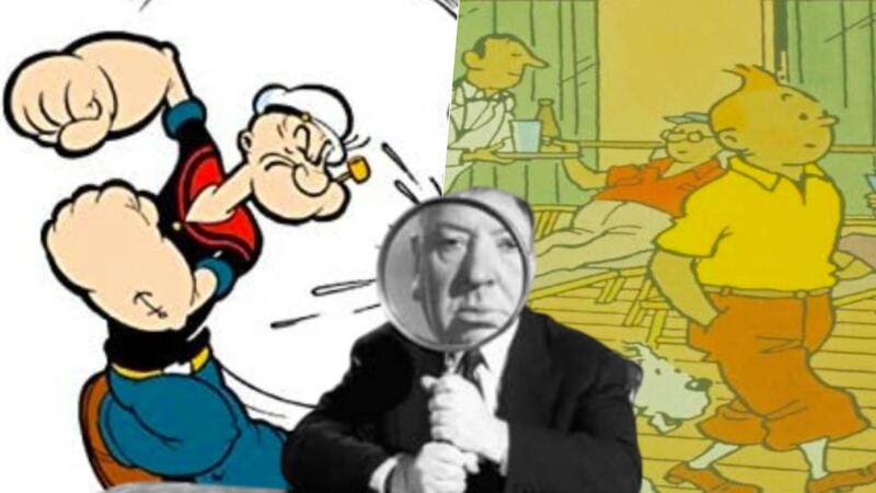 Popeye, Tintín y película de Alfred Hitchcock: ¿Qué personajes y obras son de dominio público para 2025?