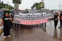 El Poder Judicial protesta en Tapachula, Chiapas contra la reforma propuesta por AMLO