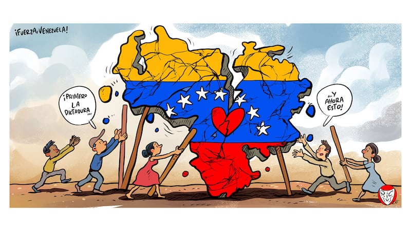 ¡FUERZA VENEZUELA!...