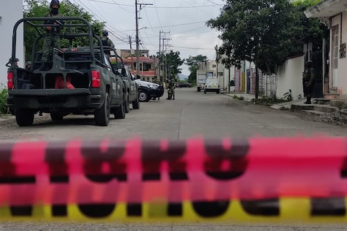 Detienen a 14 presuntos delincuentes ligados al CJNG en Veracruz; liberan a una persona secuestrada