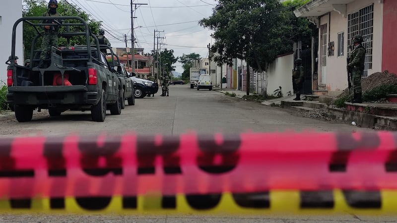 Detienen a 14 presuntos delincuentes ligados al CJNG en Veracruz; liberan a una persona secuestrada