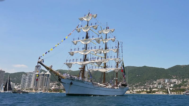 Buque Escuela Cuauhtémoc vuelve al mar: Viaja a EU y Canadá en su primera misión tras accidente de 2025
