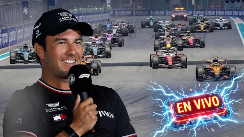 F1 EN VIVO HOY Gran Premio de Miami 2026: Minuto a minuto de la carrera de ‘Checo’ Pérez