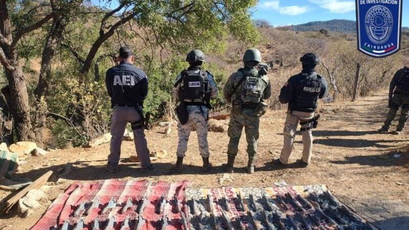 ‘Rifles y bombas’: Este es el ‘poderoso’ armamento que el Cártel de Sinaloa y la Línea usan en Chihuahua