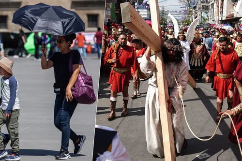 Pasión de Cristo ‘acalorada’ en Iztapalapa: Activan alerta por altas temperaturas para Viernes Santo