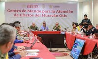 Encabeza Evelyn Salgado la 59 reunión de evaluación en el Centro de Mando para la Atención de Efectos del Huracán Otis