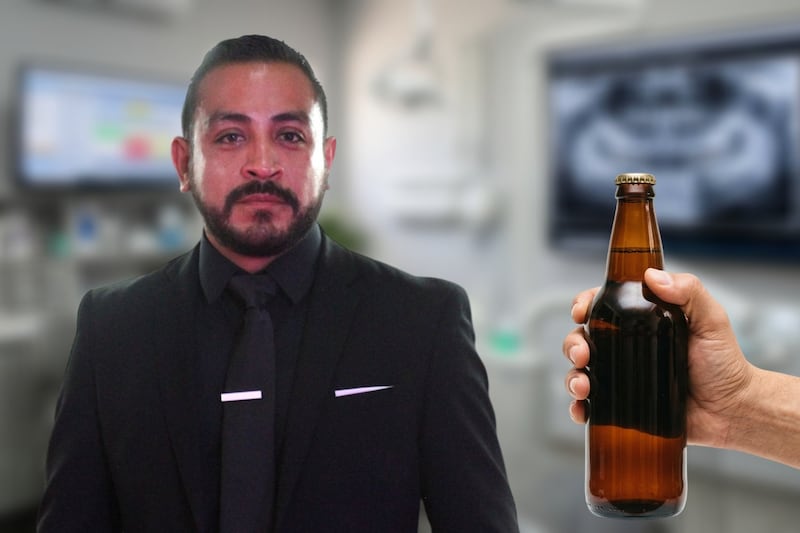 Por destapar caguamas con la boca: Luis Fernando Peña requirió de 6 implantes dentales