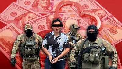 Julio César Chávez fue entregado a México mientras vestía unos tenis rojos Gucci y una camisa tipo polo de Maja. (Foto: Shutterstock/Embajada y Consulado de Estados Unidos en México)